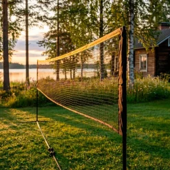 Discount React Sulkapalloverkko Korkeus Säädettävä, sis. kantolaukku ja maakiilat, 500x80 cm