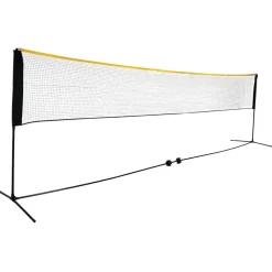 Discount React Sulkapalloverkko Korkeus Säädettävä, sis. kantolaukku ja maakiilat, 500x80 cm