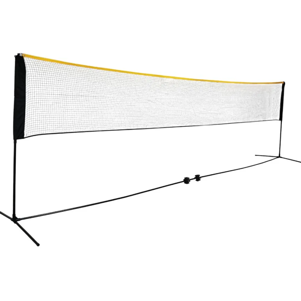 Discount React Sulkapalloverkko Korkeus Säädettävä, sis. kantolaukku ja maakiilat, 500x80 cm