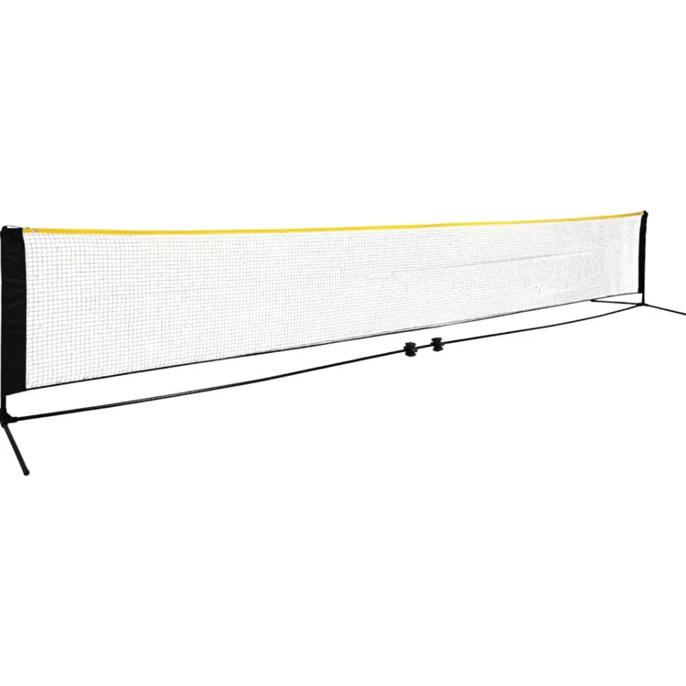 Discount React Sulkapalloverkko Korkeus Säädettävä, sis. kantolaukku ja maakiilat, 500x80 cm