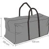Outlet Brafab Suojakassi ulkokalusteiden pehmusteille , 130x50x60cm, vettä hylkivä, musta