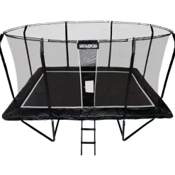 Clearance Stratos Suorakaide Trampoliini Premium Black Line, 275x427 cm, sis. portaat ja turvaverkko