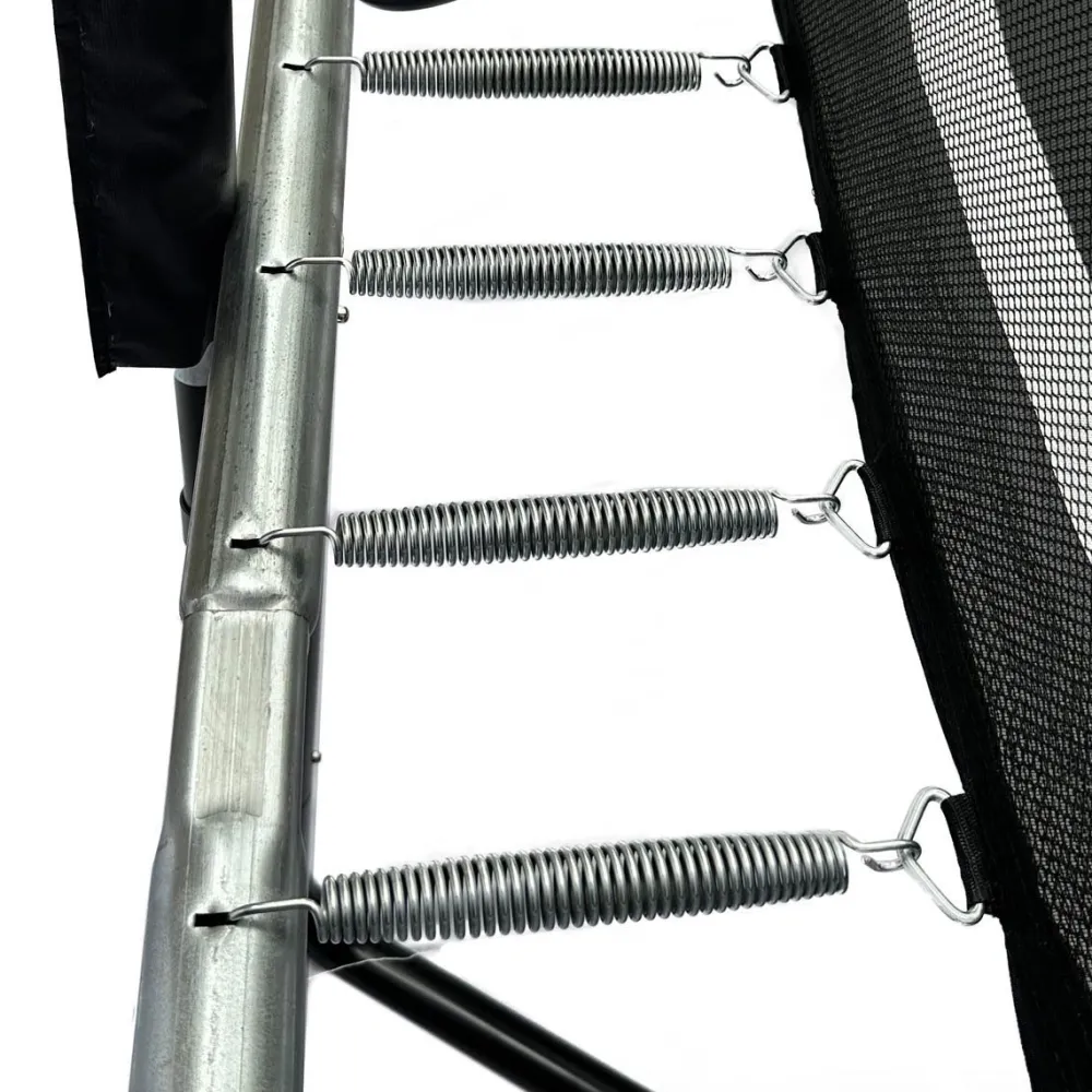 Clearance Stratos Suorakaide Trampoliini Premium Black Line, 275x427 cm, sis. portaat ja turvaverkko