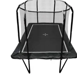Clearance Stratos Suorakaide Trampoliini Premium Black Line, 275x427 cm, sis. portaat ja turvaverkko