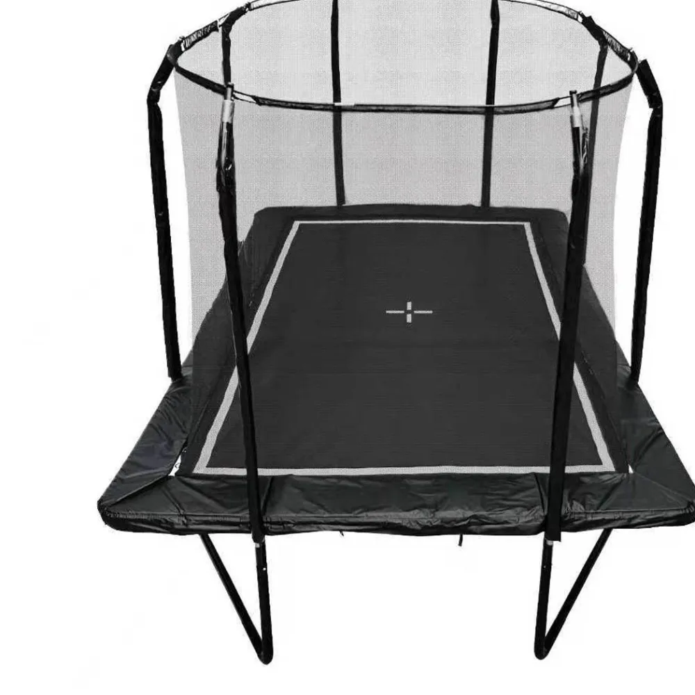 Clearance Stratos Suorakaide Trampoliini Premium Black Line, 275x427 cm, sis. portaat ja turvaverkko