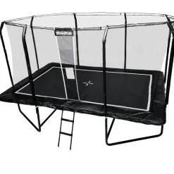 Clearance Stratos Suorakaide Trampoliini Premium Black Line, 275x427 cm, sis. portaat ja turvaverkko