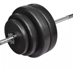 Sale FinePRICE Suora painonnostotanko ja painot, 60kg