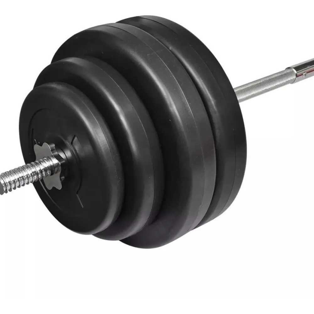Sale FinePRICE Suora painonnostotanko ja painot, 60kg
