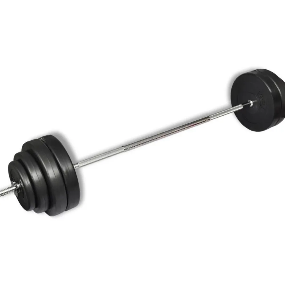 Sale FinePRICE Suora painonnostotanko ja painot, 60kg