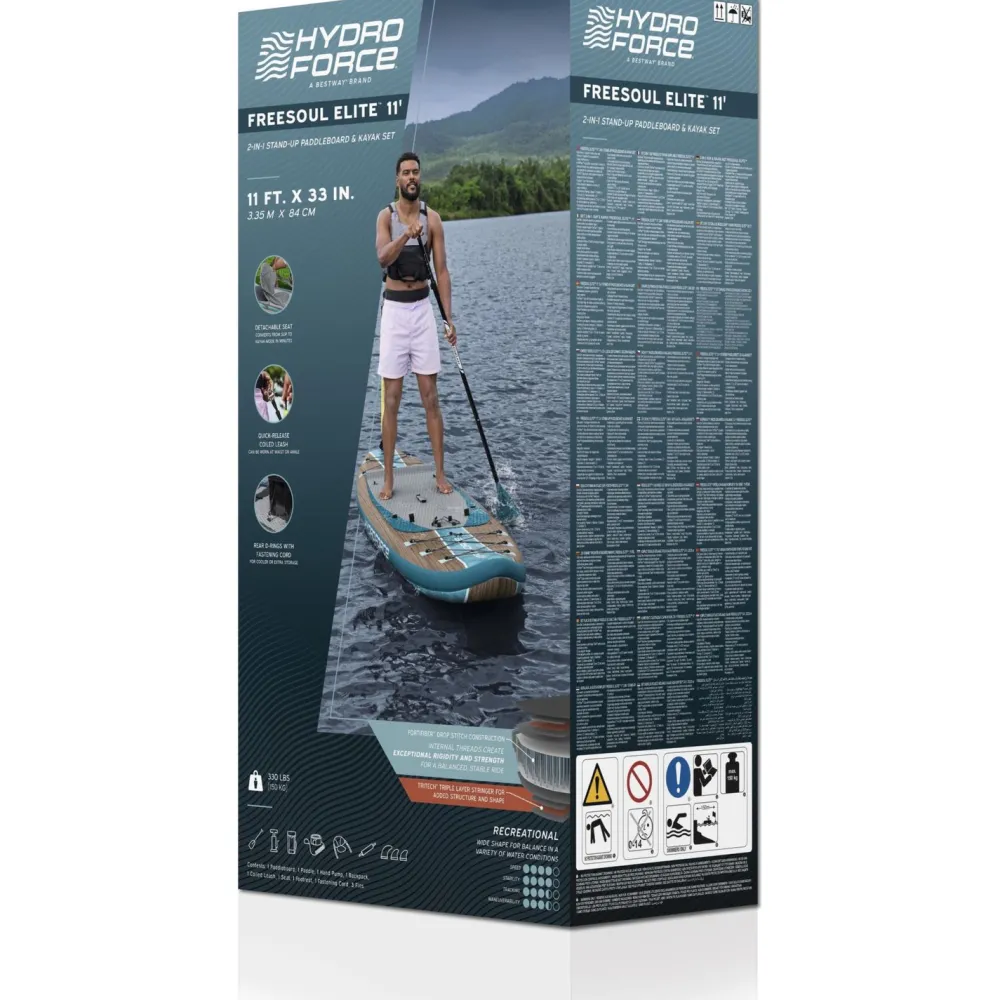 Best Bestway SUP-lautasetti Hydro-Force Freesoul Elite, 335 cm