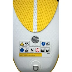 Hot Fiji SUP-lautasetti 300cm valkoinen/keltainen