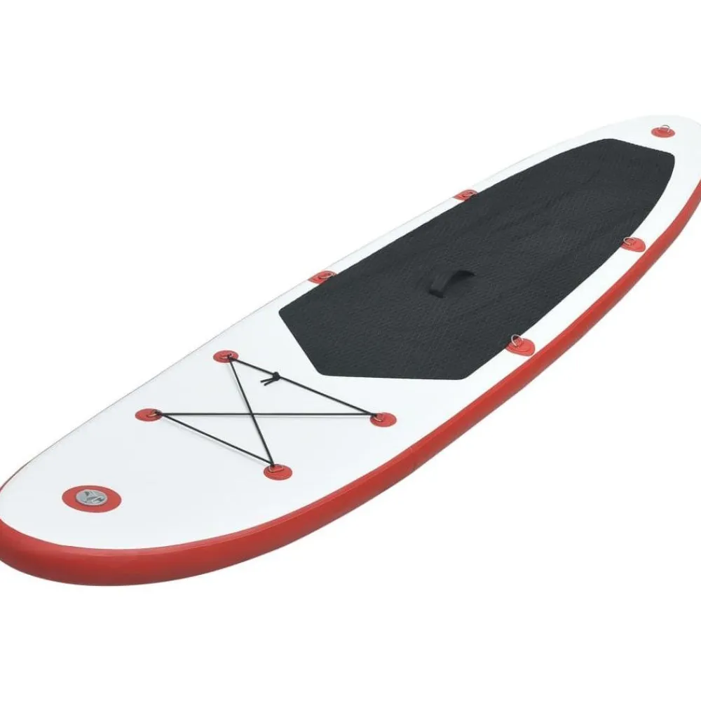 Discount FinePRICE SUP-lautasetti, ilmatäytteinen, 390cm, punainen/valkoinen