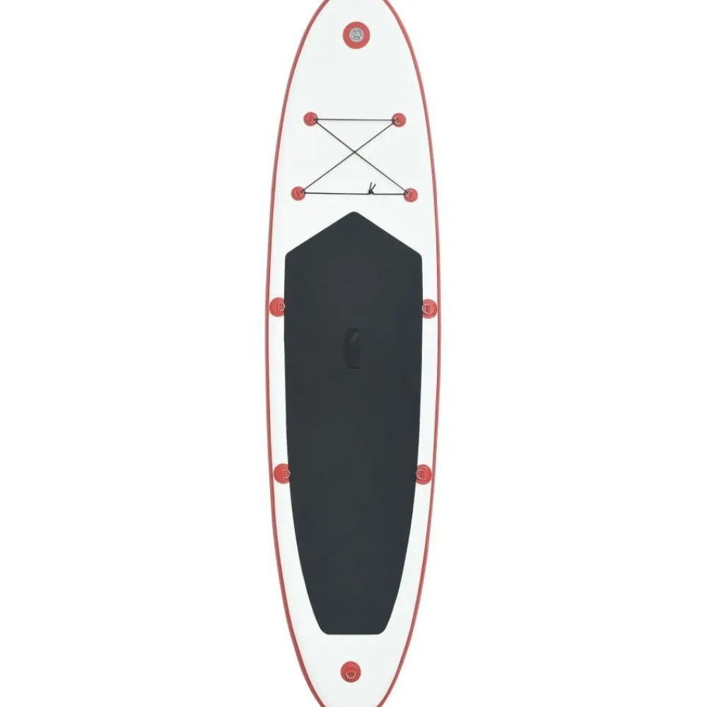 Discount FinePRICE SUP-lautasetti, ilmatäytteinen, 390cm, punainen/valkoinen