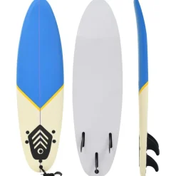 Outlet FinePRICE Surffilauta, 170cm, sininen/kerma