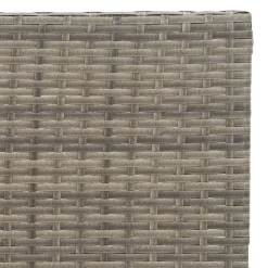 Best FinePRICE Taitettava bistropöytä ruskea 55x54x71 cm polyrottinki