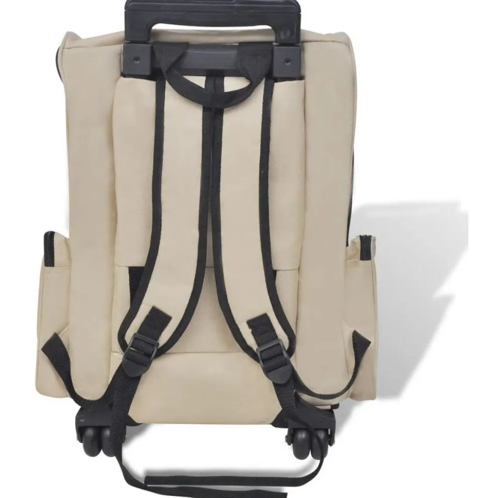 Discount FinePRICE Taitettava lemmikkikärry, monikäyttöinen, beige