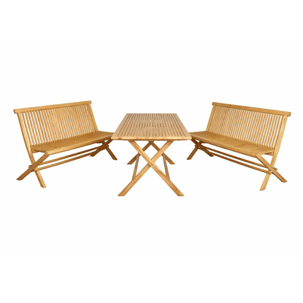 Outlet Baltic Garden Taitettava penkki Milano, 120 cm