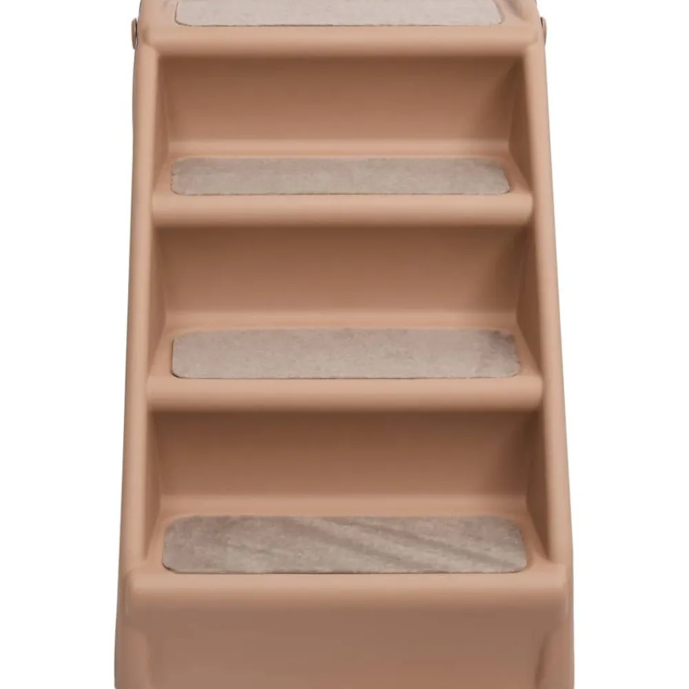 FinePRICE Taitettavat koiran portaat ruskea 62x40x49,5 cm