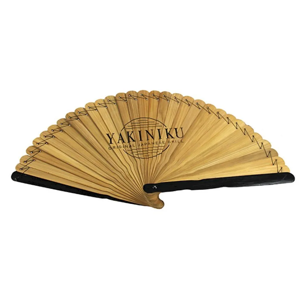 Online Yakiniku Taitettava tuuletin Bambu