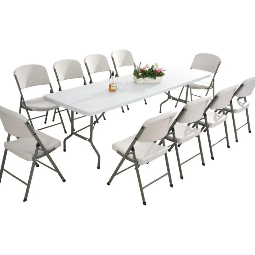 Sale AB Polar Taittopöytä 74x74x180 cm teräsjalat