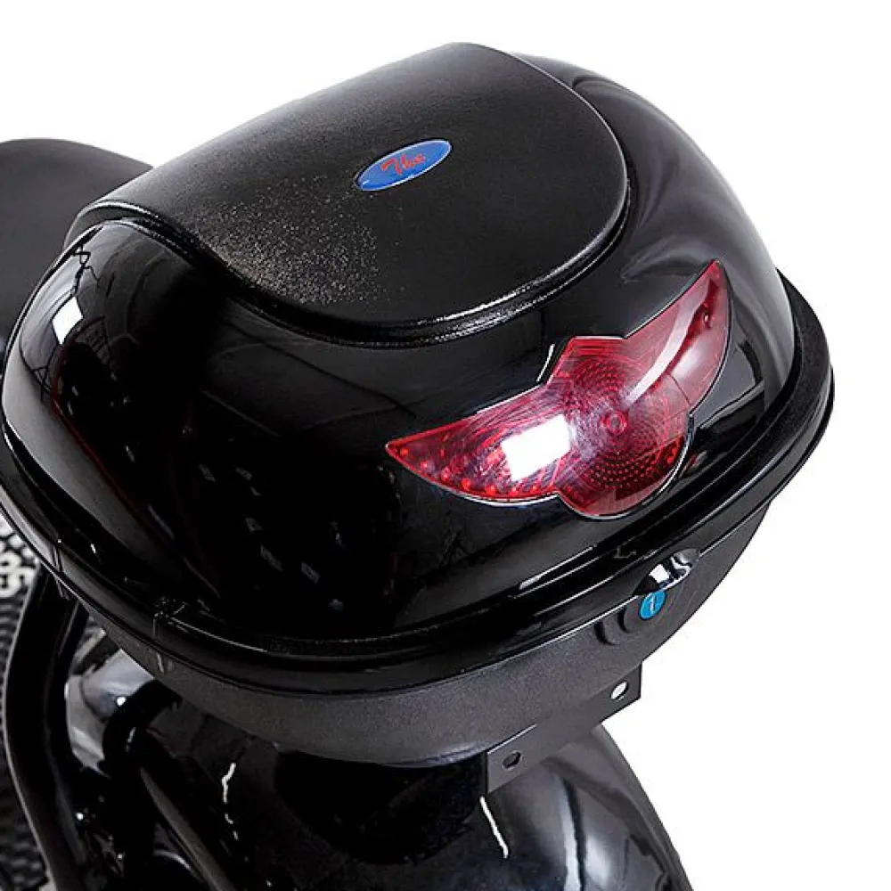 New Kontio Motors Takaboksi Kontio Kruiser 2.0 sähköskoottereille, musta