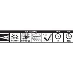 Maglite Taskulamppu Mag-Tac Rechargeable Plain 671lm