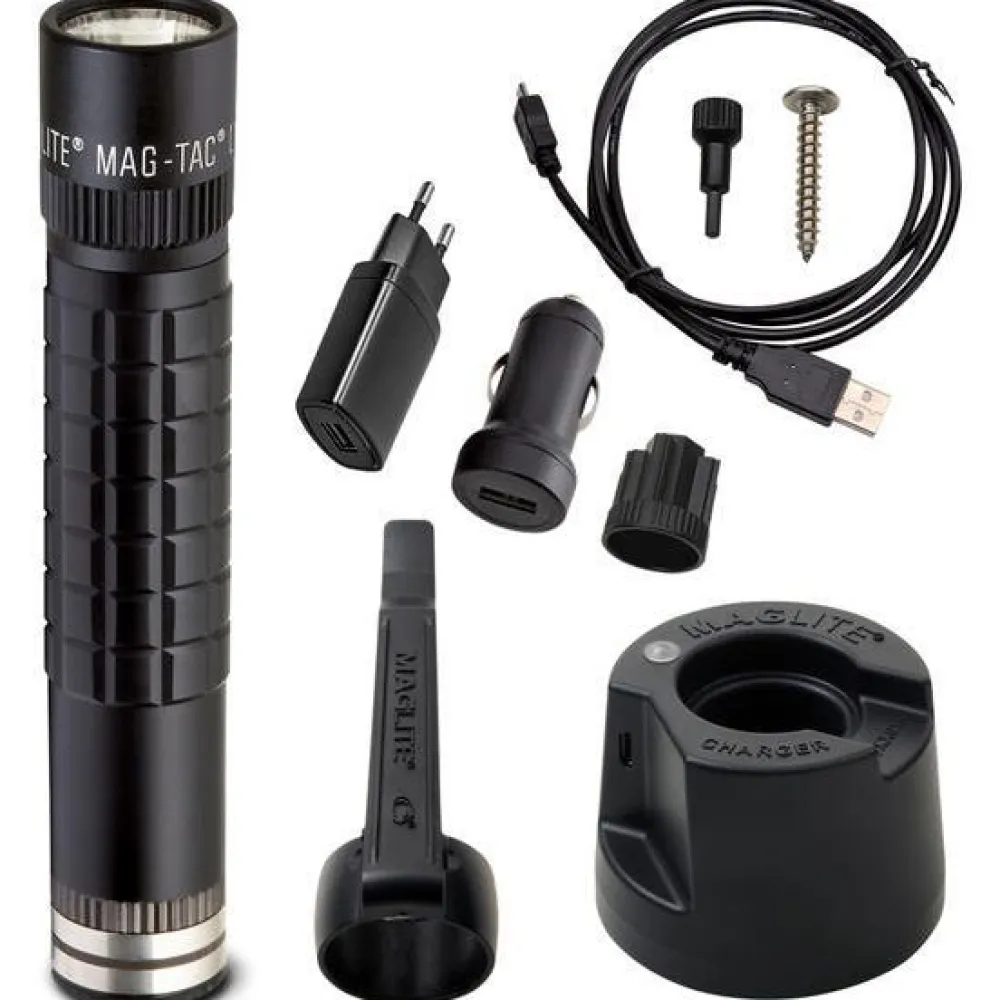 Maglite Taskulamppu Mag-Tac Rechargeable Plain 671lm