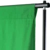 Sale FinePRICE Taustakangas puuvilla, chromakey, 500x300 cm, vihreä