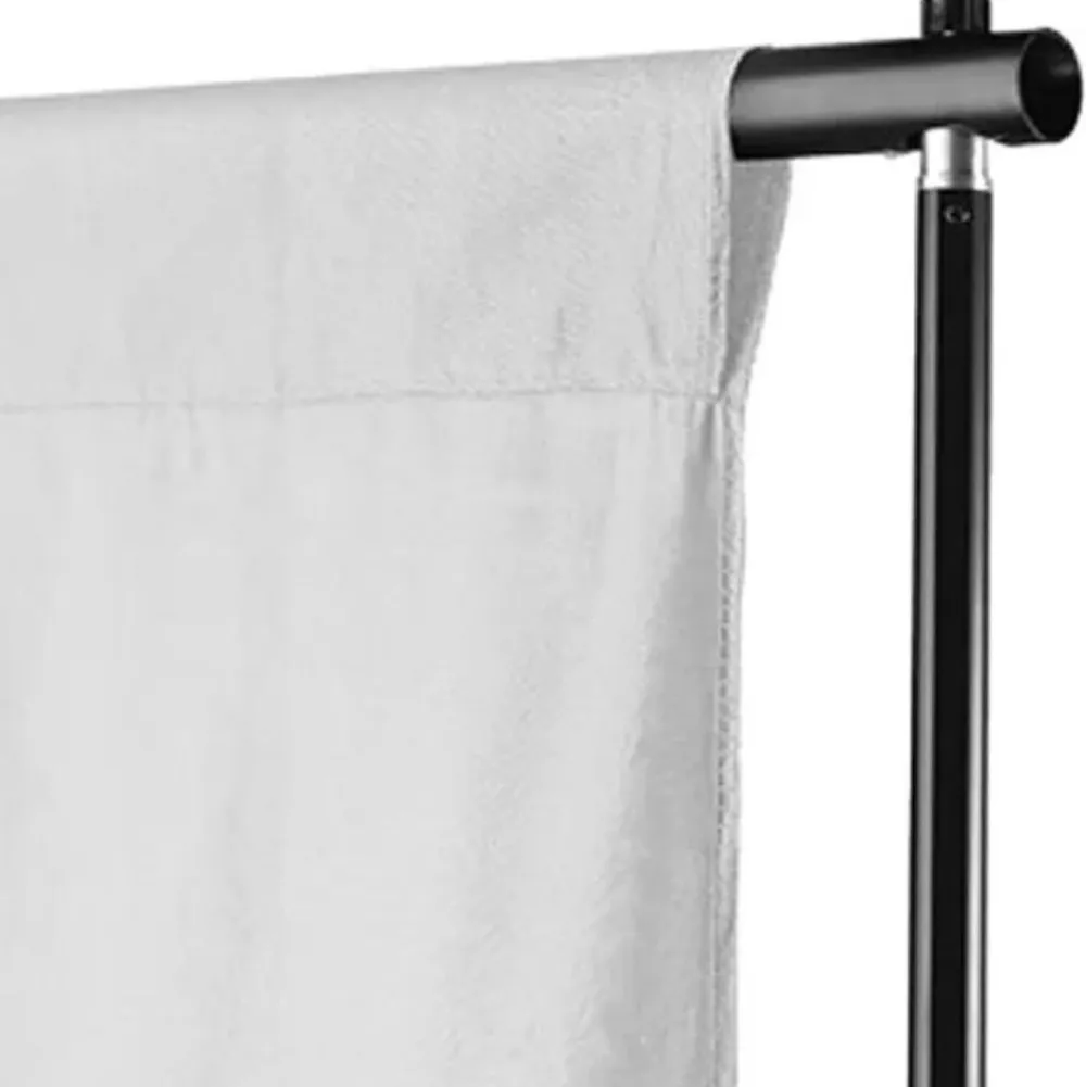 Clearance FinePRICE Taustakangas puuvilla, 500x300 cm, valkoinen