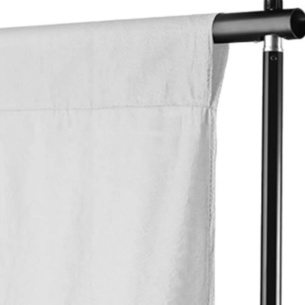 Outlet FinePRICE Taustakangas puuvilla, 600x300 cm, valkoinen