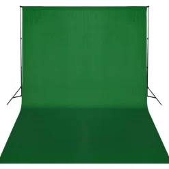 Online FinePRICE Taustakankaan tukijärjestelmä, 500x300 cm, vihreä