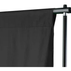 Sale FinePRICE Taustakankaan tukijärjestelmä, 500x300 cm, musta