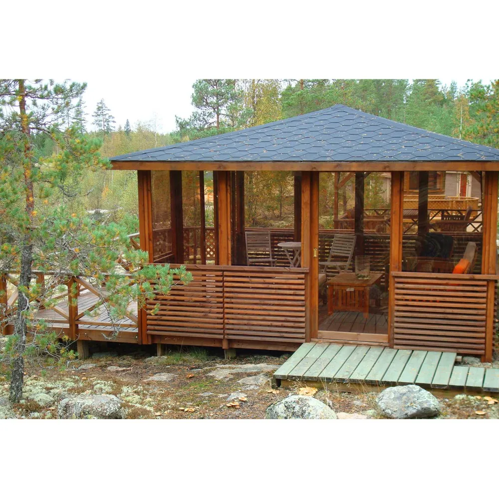 New Tammiston puu Terassielementti Aitakehys suora T03 vihreä