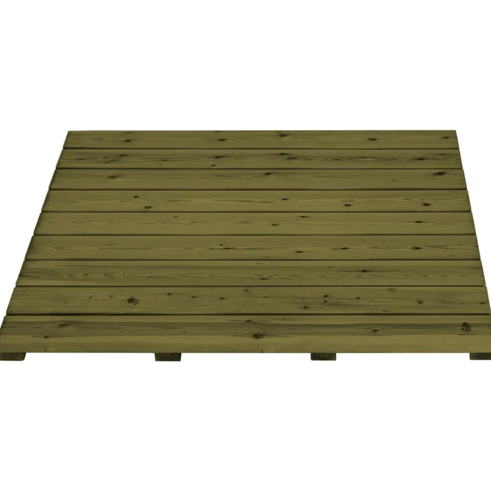 Discount Tammiston puu Terassielementti Laatta T02 900x900 mm 4 tukirimaa vihreä