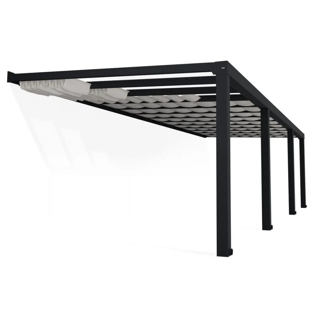 Outlet Palram-Canopia Terassikatoksen kattoverho Stockholm, valkoinen, eri kokoja