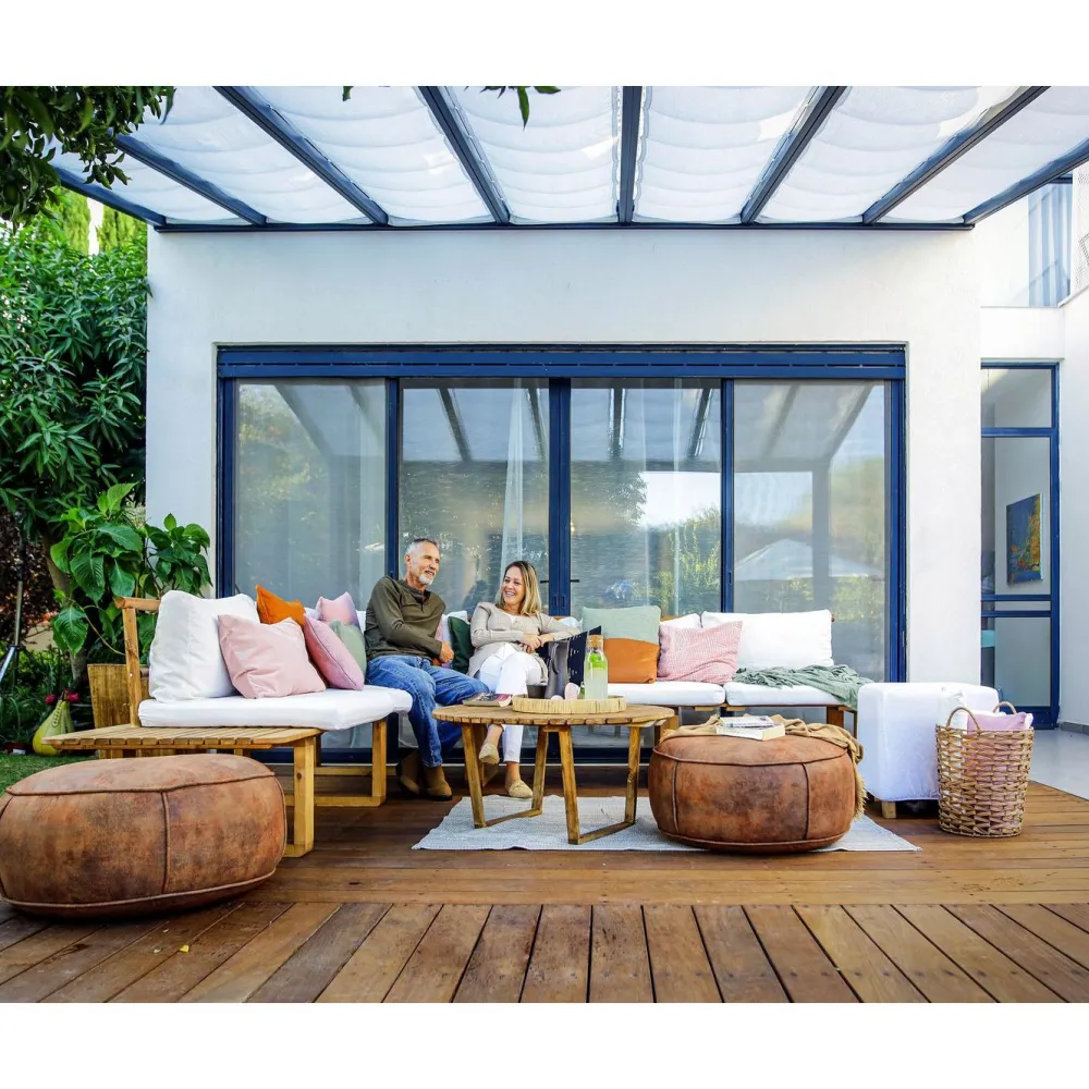 Outlet Palram-Canopia Terassikatoksen kattoverho Stockholm, valkoinen, eri kokoja
