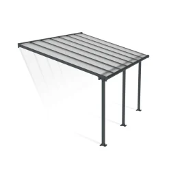 Clearance Palram-Canopia Terassikatos Olympia 3x4,25 m harmaa/kirkas