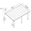 Clearance Palram-Canopia Terassikatos Feria 3 x 5,5 m valkoinen/kirkas
