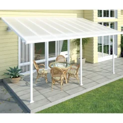Clearance Palram-Canopia Terassikatos Feria 3 x 5,5 m valkoinen/kirkas