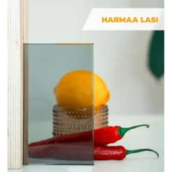 Hot Vivalon Terassilasitus Avara, puitteeton 5-osainen, 2500-5930mm leveään aukkoon, harmaa lasi