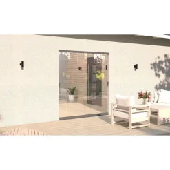 Discount Vivalon Terassilasitus Avara, puitteeton 2-osainen, 1000-2380mm leveään aukkoon, kirkas lasi