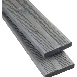 Hot Tammiston puu Terassilauta 28x145x4200mm, öljytty kestopuu, AB, harmaa