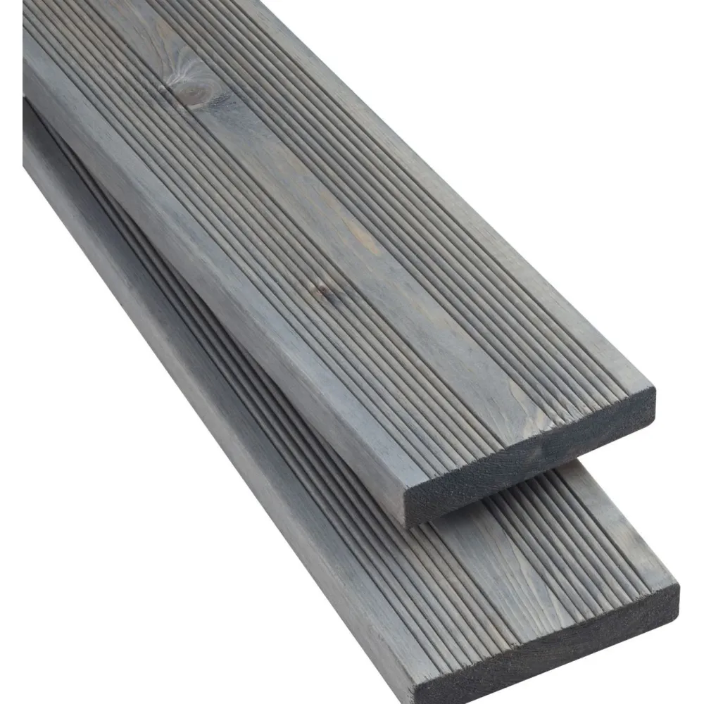 Hot Tammiston puu Terassilauta 28x145x4200mm, öljytty kestopuu, AB, harmaa