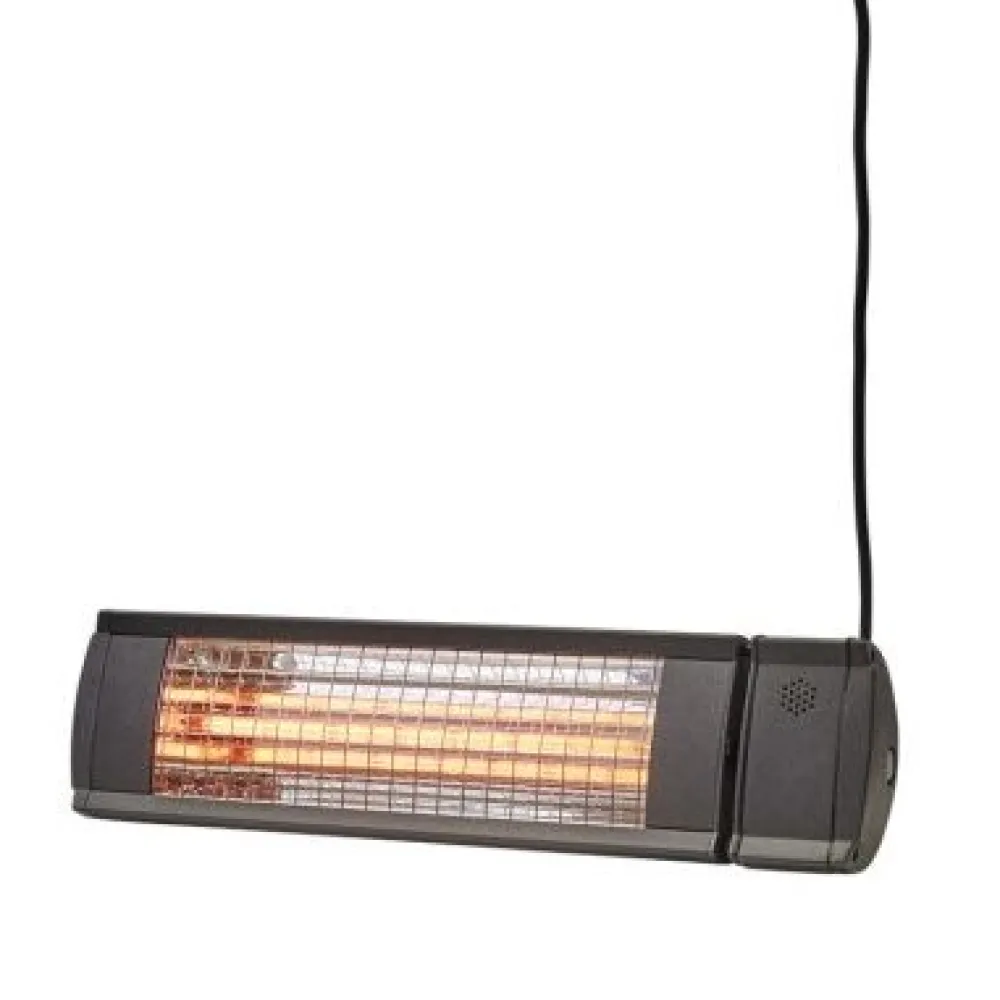 New HEAT1 Terassilämmitin Eco High-line 500-1500W kaukosäädin eri värejä Antrasiitti