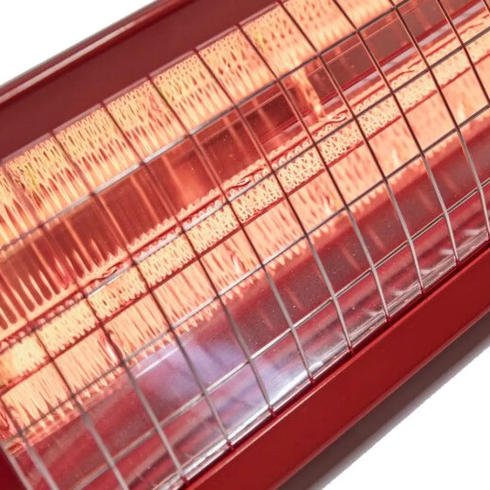 Outlet HEAT1 Terassilämmitin Eco High-line 660-2000W kaukosäädin punainen