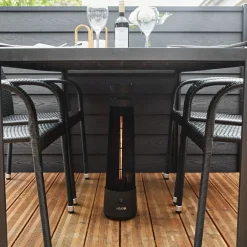 Online HEAT1 Terassilämmitin Eco High-line Cone pöydän alle 1200W musta