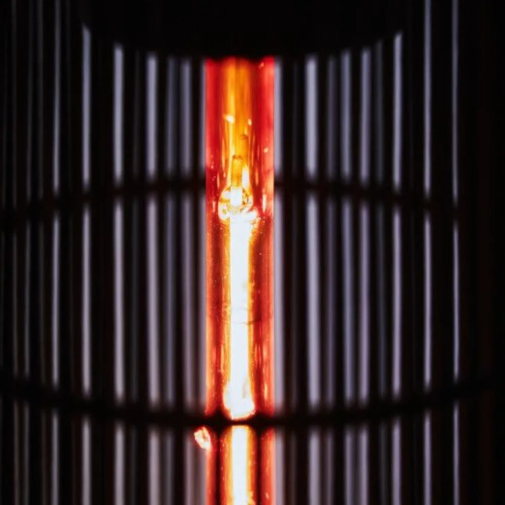 Online HEAT1 Terassilämmitin Eco High-line Cone pöydän alle 1200W musta
