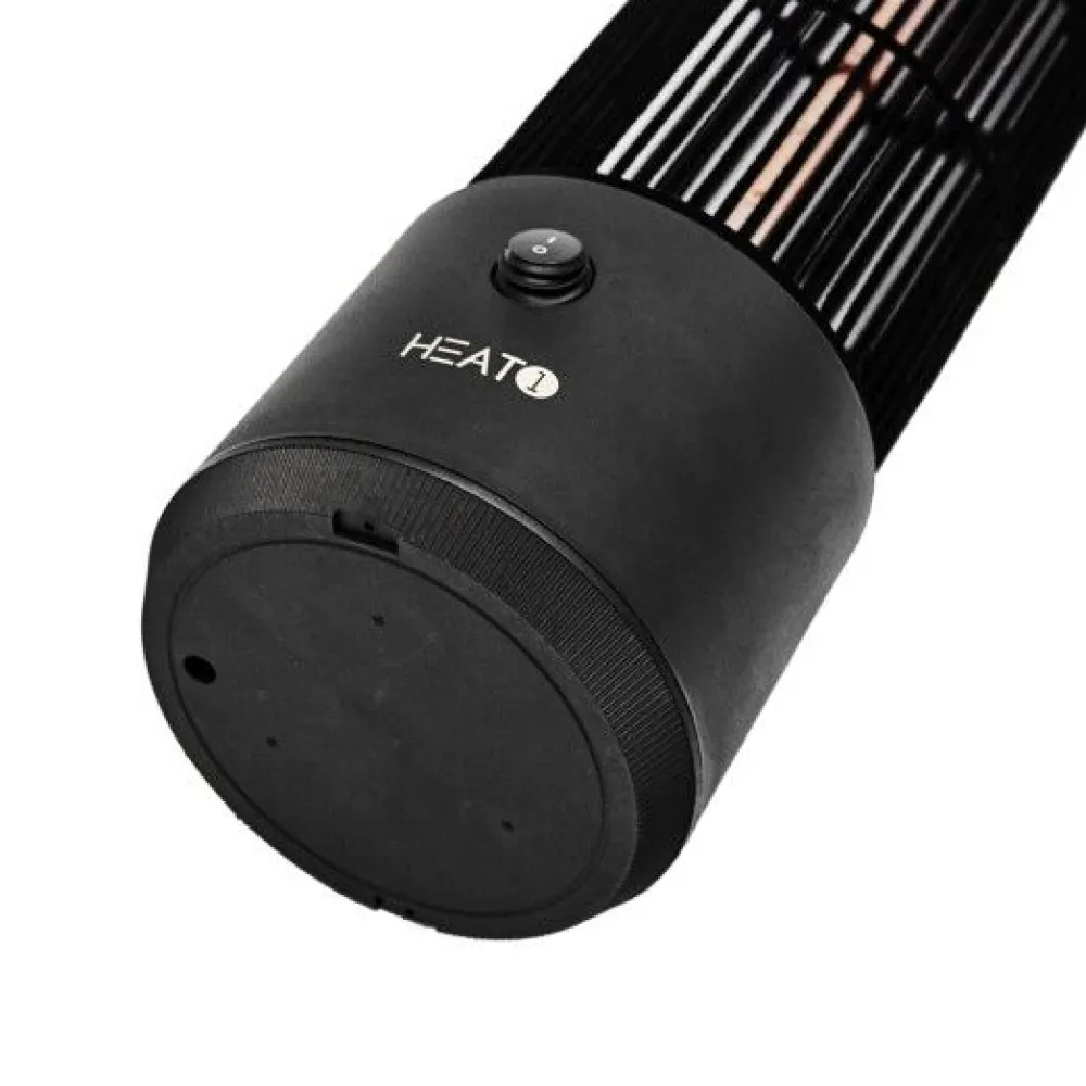 Online HEAT1 Terassilämmitin Eco High-line Cone pöydän alle 1200W musta