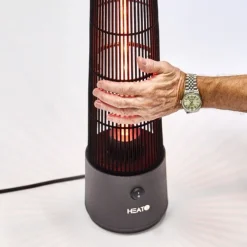 Online HEAT1 Terassilämmitin Eco High-line Cone pöydän alle 1200W musta