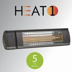 Online HEAT1 Terassilämmitin Eco High-line 660-2000W kaukosäädin eri värejä